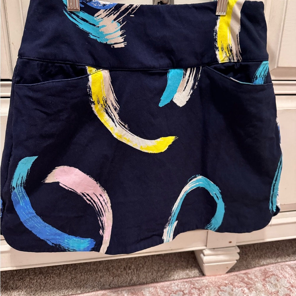 Lady Hagen Navy Skort
